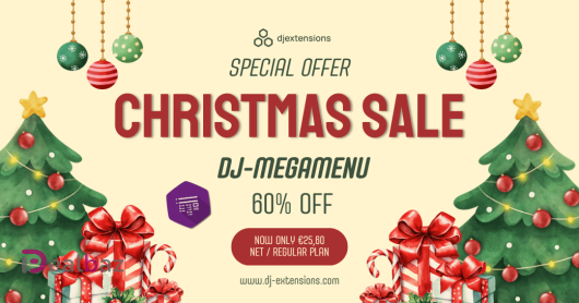 DJ-MegaMenu: Accessible Joomla Mega Menu Extension