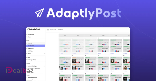 Automate social posts across platforms — deal image