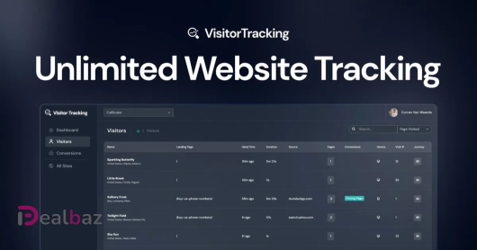 Visitor Tracking - Unlimited Website Tracking — deal image