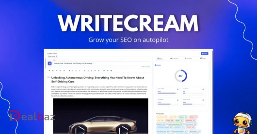 Writecream - Your SEO Agent — deal image