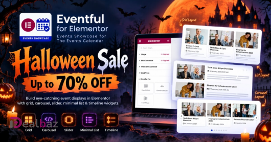 Eventful for Elementor – Up to 70% Off — deal image