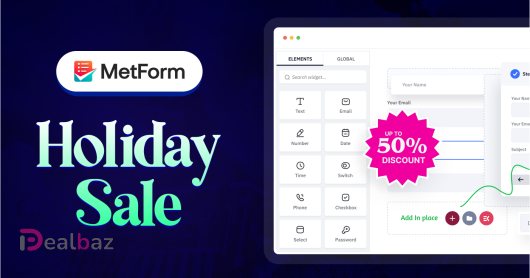Ultimate Black Friday and Cyber Monday 2025 Deals – Grab Appsbd’s Unbeatable Offers Now! 31 MetForm - Drag-and-drop Form Builder